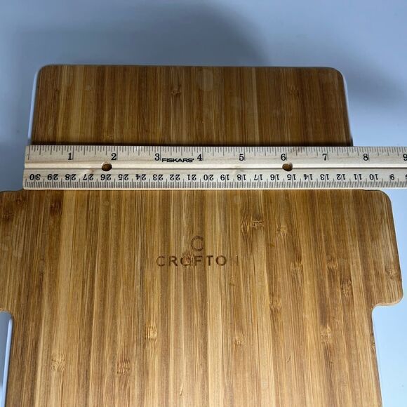 CROFTON Bread and Dip Set 3 Piece - Bowl, Dipping Tray, Bamboo Cutting Board - Picture 6 of 9